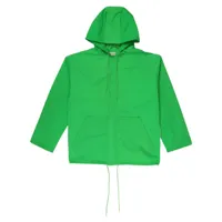 walter van beirendonck veste imprimée à capuche - vert