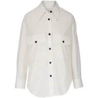 khaite chemise mahmet en jean - blanc