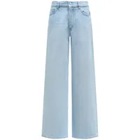 12 storeez jean ample à taille basse - bleu