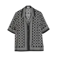 simkhai chemise koda en satin - noir