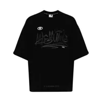 aape by *a bathing ape® fancy logo-embroidered t-shirt - noir