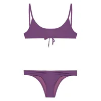 the attico bikini à fines nervures - violet