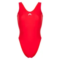 marine serre maillot de bain imprimé - rouge