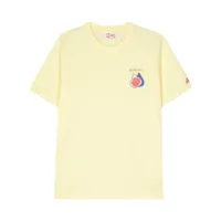 mc2 saint barth sono fico cotton t-shirt - jaune