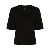 thom krom t-shirt à détails de coutures - noir