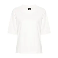 thom krom t-shirt à détails de coutures - blanc
