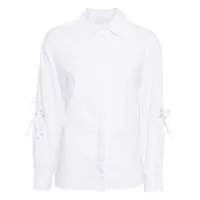 alohas chemise sugar à détails de laçages - blanc