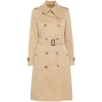 burberry chelsea heritage long trench coat - tons neutres
