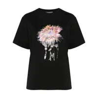 mugler t-shirt pink anemone - noir