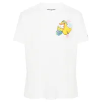 mc2 saint barth ducky padel cotton t-shirt - blanc