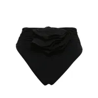magda butrym floral-appliqué bikini bottom - noir