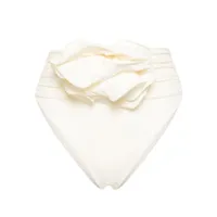 magda butrym floral-appliqué bikini bottom - tons neutres