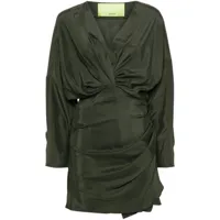 gauge81 robe courte asuka - vert