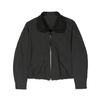 lemaire high-neck layered bomber jacket - gris