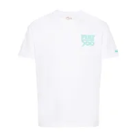 mc2 saint barth x fiat© 500 spiaggina-print t-shirt - blanc