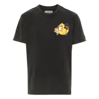mc2 saint barth x crypto puppets® duck-print t-shirt - gris