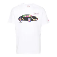 mc2 saint barth x marco lodola graphic-print t-shirt - blanc
