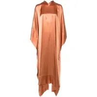 taller marmo robe longue imprimée - orange