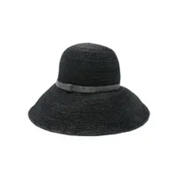 brunello cucinelli chapeau à ornements métalliques - noir