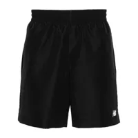 new balance woven 7 inch deck shorts - noir