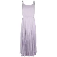 vince robe sans manches à design plissé - violet