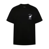 carhartt wip t-shirt en coton à logo brodé - noir