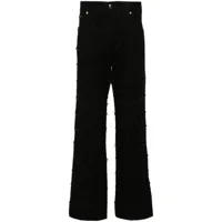 andersson bell jean ample à design patchwork - noir