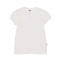molo short puff-sleeve blouse - blanc