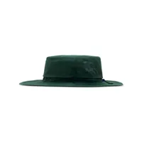 burberry chapeau à logo brodé - vert
