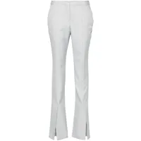 off-white pantalon de tailleur corporate tech - bleu