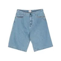 arte medium-wash denim shorts - bleu