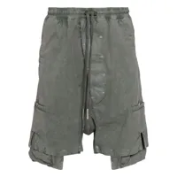 boris bidjan saberi drop-crotch drawstring shorts - vert