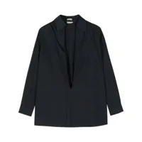 hermès pre-owned chemise à col plongeant (années 1990-2000) - noir