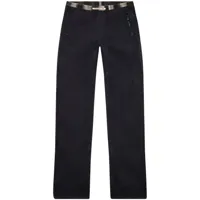 diesel pantalon p-post à coupe droite - noir
