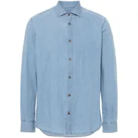 peserico chemise en jean - bleu