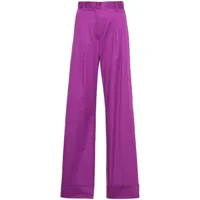 the andamane pantalon nathalie à coupe droite - violet
