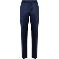 paul smith pantalon de costume à fines rayures - bleu