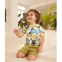 tee-shirt bébé garçon à manches courtes et motif all over - lulucastagnette