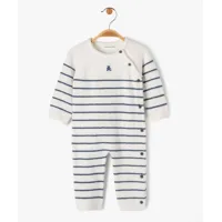 pyjama en maille tricotée rayée bébé - lulucastagnette