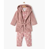 ensemble pyjama et robe de chambre bébé fille- lulucastagnette
