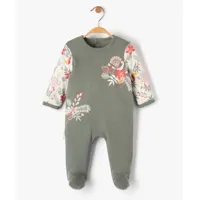 pyjama bébé à pont-dos imprimé jungle - petit béguin