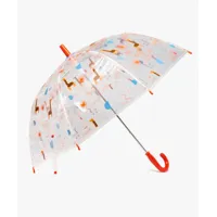 parapluie enfant transparent imprimé animaux de la jungle