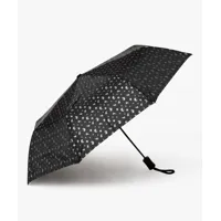 parapluie pliable à motifs cachemire argentés