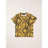 versace young cotton t-shirt with baroque print