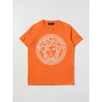 t-shirt young versace kids colour orange