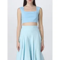 top sportmax woman colour gnawed blue