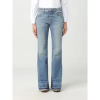 chloé jeans in cotton blend denim