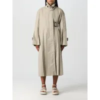 trench coat sacai woman colour beige
