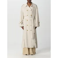 trench coat by malene birger woman colour beige