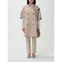 trench coat max mara woman color beige